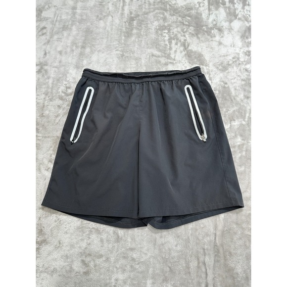 Hind Other - Hinds Running Shorts Mens Size Large Gray Fully Lined Pockets Stretch Waist